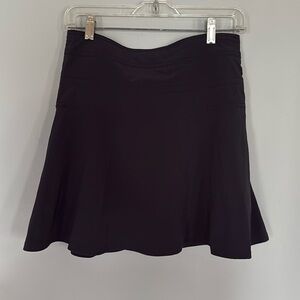 Athleta All Day Black Skort Tennis Skirt Size 4